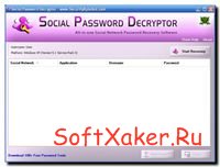 Взлом паролей от социальных сетей с Social Password Decryptor.