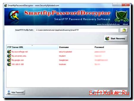 Smartftp Password Decryptor - "Ломаем" FTP на раз-два!