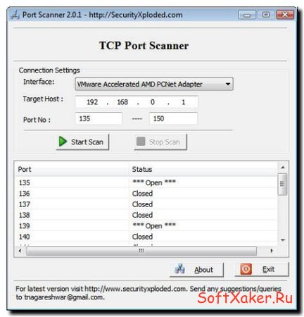 Быстрый сканер портов - Port Scanner 2.0.1