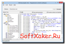 VB Decompiler Pro - декомпилятор программ Visual Basic.