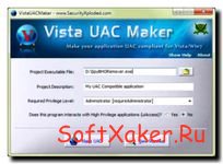 Переделываем приложения для UAC совместимости с Vista UAC Maker.